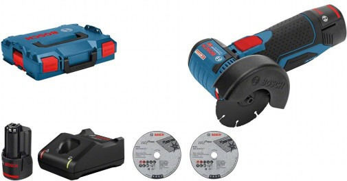 Bosch GWS 12V-76 Grinder Mini 76mm Battery 2x3Ah