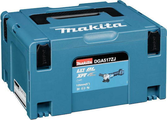 Makita DGA517ZJ Winkelschleifer 115mm Batterie Bürstenlos mit Drehzahlregelung 18V Solo