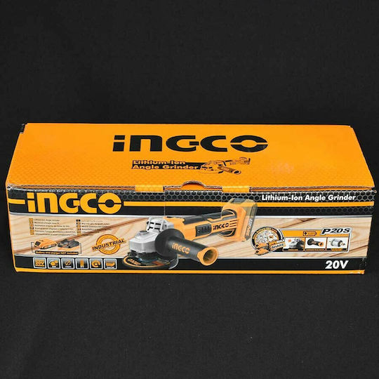 Ingco CAGLI1152 Τροχός 115mm Μπαταρίας Brushless 20V Solo