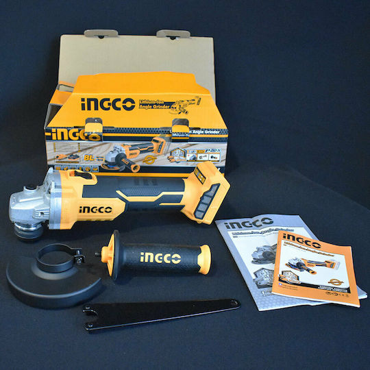 Ingco CAGLI1152 Τροχός 115mm Μπαταρίας Brushless 20V Solo