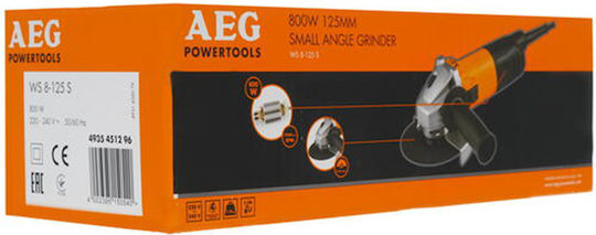 AEG Tools WS 8-125 S Τροχός 125mm Ρεύματος 800W