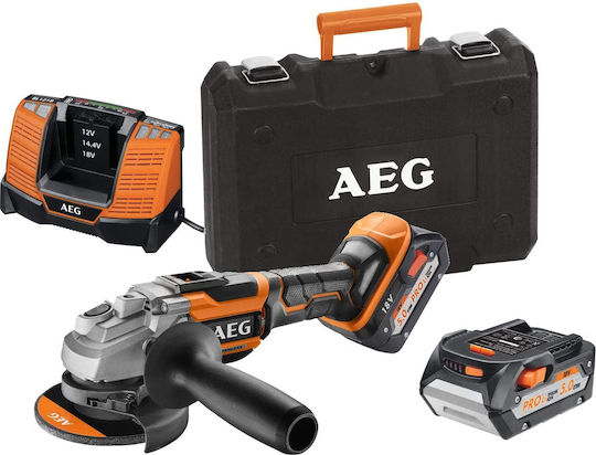 AEG Tools BEWS18-115BL-502C Winkelschleifer 115mm Batterie 2x5Ah