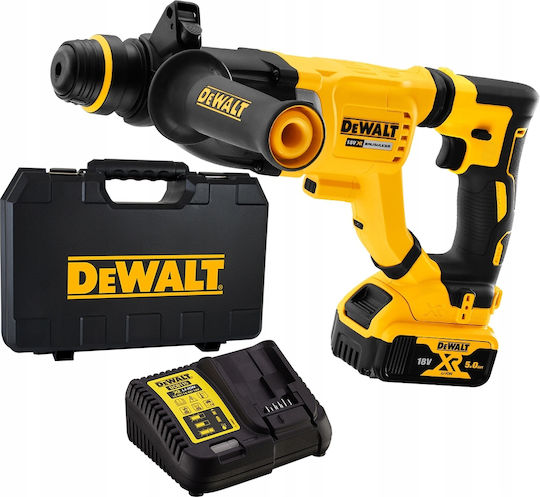 DEWALT DCH263P1 Impact Demolition Hammer Battery Brushless 18V 1x5Ah with Chuck SDS Plus DCH263P1