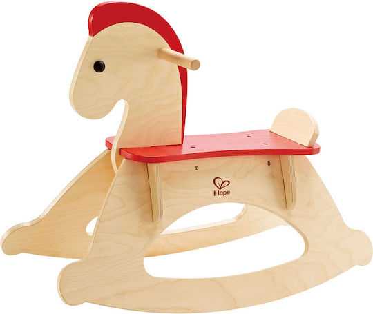 Hape Wooden Rocking Toy Horse for 10+ months Beige