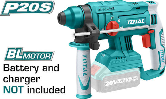 Total Κρουστικό Σκαπτικό Πιστολέτο Μπαταρίας Brushless 20V Solo με Υποδοχή SDS Plus