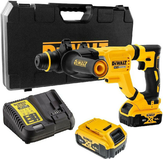 DEWALT Κρουστικό Σκαπτικό Πιστολέτο Μπαταρίας Brushless 18V 2x5Ah με Υποδοχή SDS Plus DCH263P2