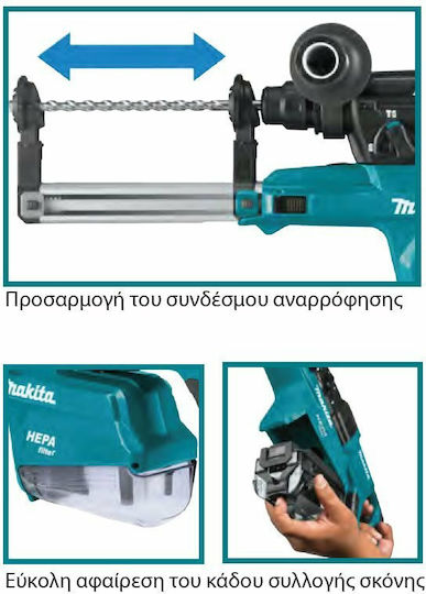 Makita HR2653TJ Impact Demolition Hammer Electric 800W with Chuck SDS Plus / Quick HR2653TJ