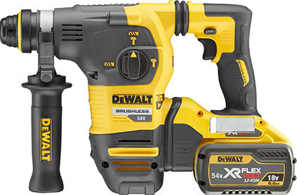 DEWALT DCH323T2 Impact Demolition Hammer Battery Brushless 54V 2x6Ah with Chuck SDS Plus DCH323T2