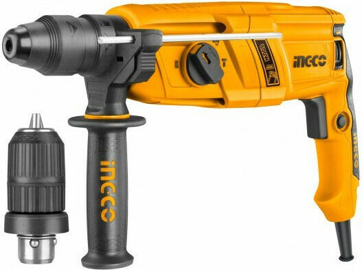 Ingco Κρουστικό Σκαπτικό Πιστολέτο Ρεύματος 800W με Υποδοχή SDS Plus