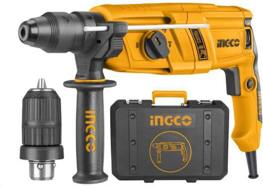 Ingco Κρουστικό Σκαπτικό Πιστολέτο Ρεύματος 800W με Υποδοχή SDS Plus