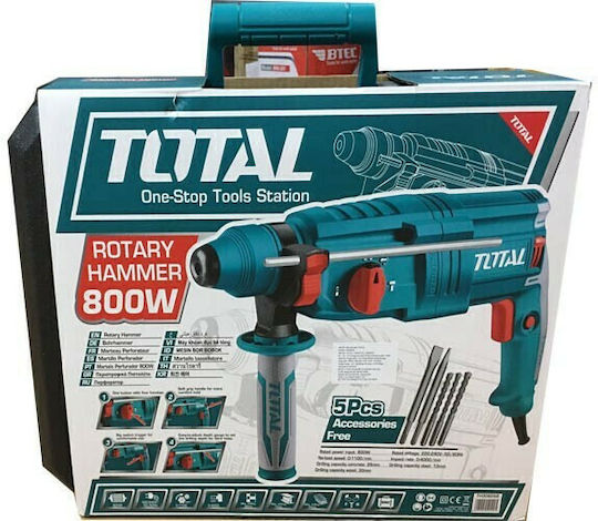 Total Impact Demolition Hammer Electric 800W with Chuck SDS Plus