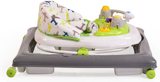 Cangaroo Eddy Baby Walker with Music for 6+ Months Multicolour