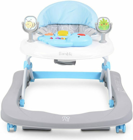 Cangaroo Ramble Baby Walker with Music for 6+ Months Blue