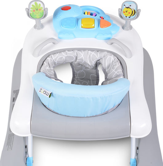 Cangaroo Ramble Baby Walker with Music for 6+ Months Blue