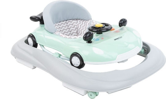 Kikka Boo Car Baby Walker with Music for 6+ Months Gray