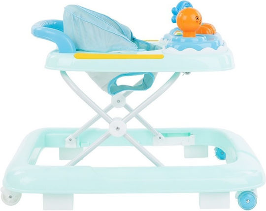 Kikka Boo Ocean Party Baby Walker with Music Turquoise