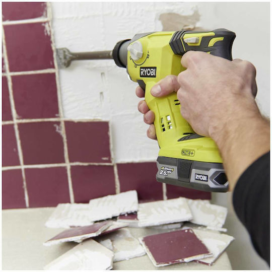 Ryobi R18SDS-0 Κρουστικό Σκαπτικό Πιστολέτο Μπαταρίας 18V Solo με Υποδοχή SDS Plus 5133002305 130211