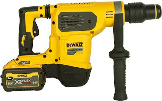 DEWALT DCH481X2 Κρουστικό Σκαπτικό Πιστολέτο Μπαταρίας Brushless 54V 2x9Ah με Υποδοχή SDS Max DCH481X2