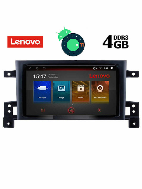 Lenovo Car-Audiosystem für Suzuki Großer Vitara 2005-2015 (Bluetooth/USB/AUX/WiFi/GPS/Apple-Carplay) mit Touchscreen 9" DIQ_SSX_9696