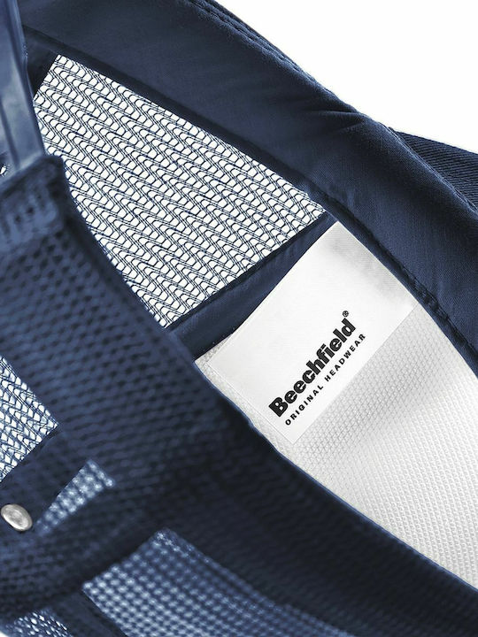 B645 Jockey με Δίχτυ και Ίσιο Γείσο Navy Μπλε