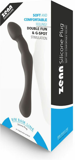 Zenn Double Fun & G-Spot Analvibrator Schwarz 20cm