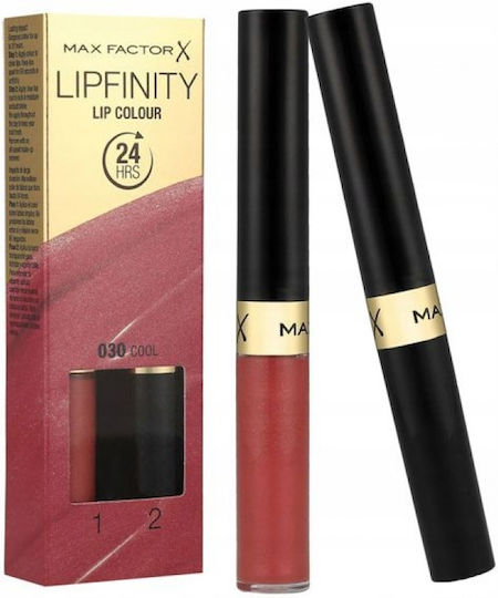 Max Factor Lipfinity Lip Colour Long Lasting Liquid Lipstick Sheer 030 Cool Fraiche 4.2gr
