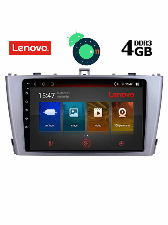 Lenovo Car-Audiosystem für Toyota Avensis 2009-2015 (Bluetooth/USB/AUX/WiFi/GPS/Apple-Carplay) mit Touchscreen 9" DIQ_SSX_9705