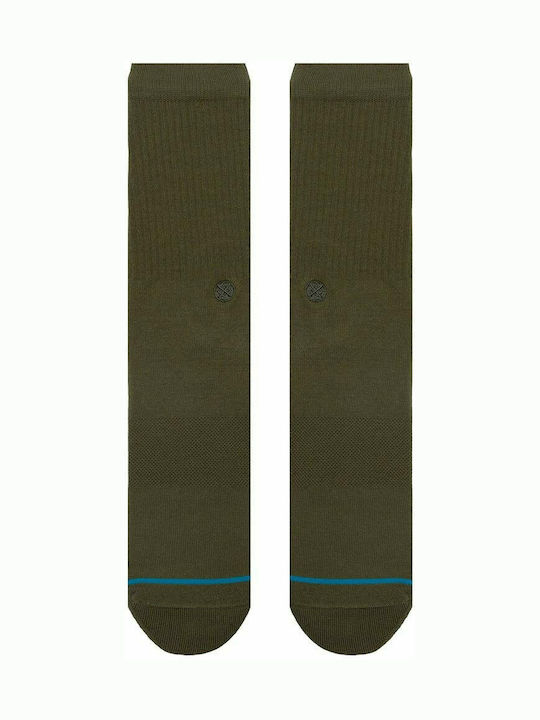 Stance Icon Athletic Socks Green 1 Pair