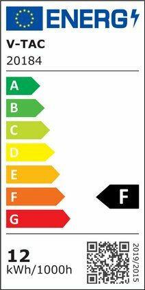 V-TAC Vt-262d LED-Lampe 12W 120mm für Fassung E27 und Form A60 Naturweiß 1055lm Dimmbar