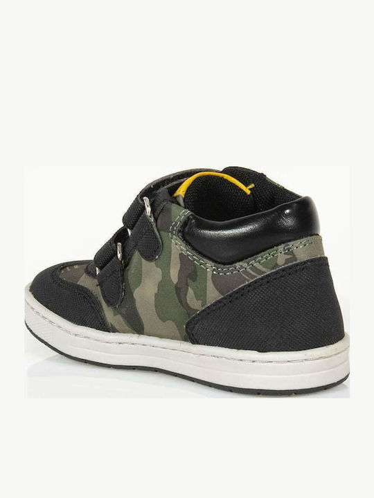 Kids Sneakers High with Scratch Black
