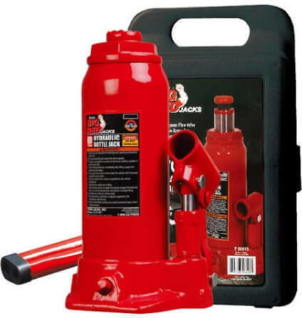 Torin Hydraulic Bottle Jack with Lifting Capacity up to 34.5cm and Weight Capacity up to 2 Tons