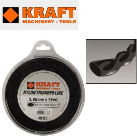 Kraft Pro Silent Round Twist Brush Cutter Trimmer Line 4mm 32m 69379