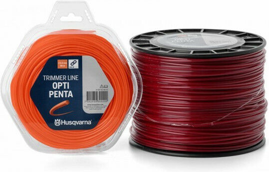 Husqvarna Opti Penta Square Brush Cutter Trimmer Line 3mm 56m 597 66 90-20