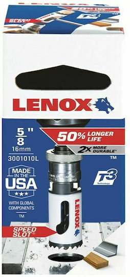 Lenox Hole Saw Set Speed Slot with Diameter 16mm for Wood and Metal