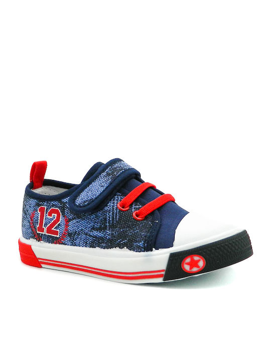 Παιδικά Sneakers με Σκρατς Μπλε