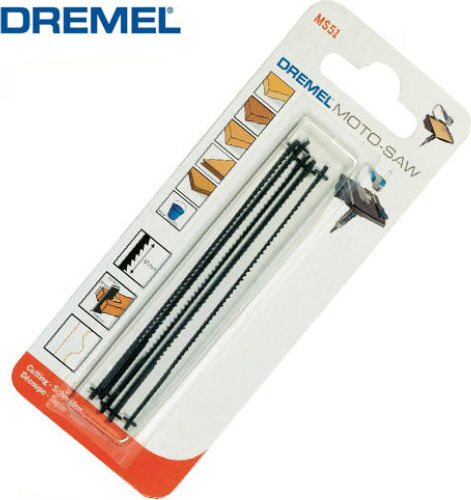 Dremel MS51 Jig Saw Blade for Wood 100mm 5pcs 2615MS51JA