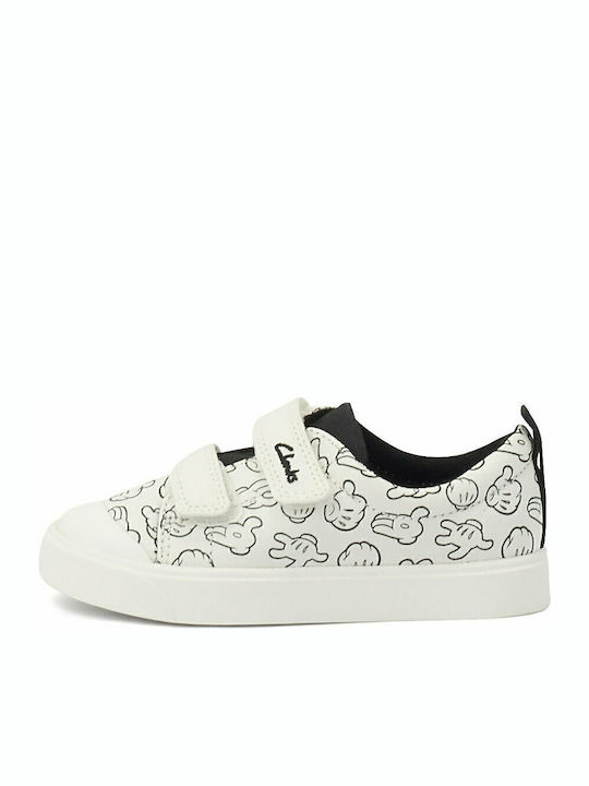 City Glove Kinder Sneakers Anatomisch mit Klettverschluss Weiß