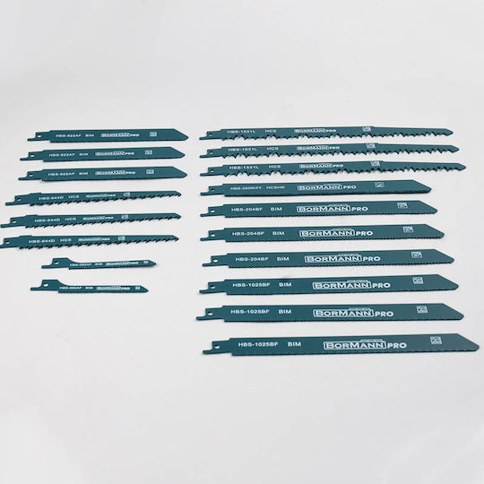 Bormann Pro BHT1640 Jig Saw Blade Spathosega 18pcs 035503