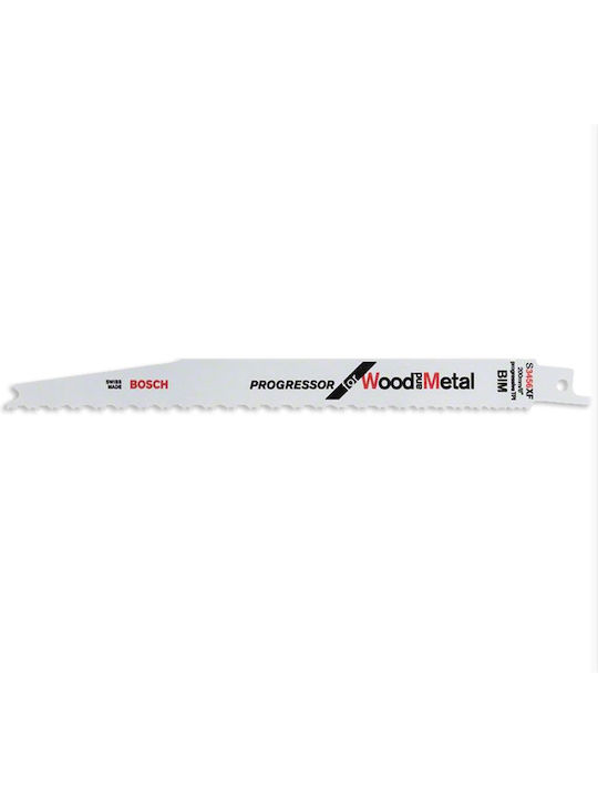 Bosch S3456XF Jig Saw Blade for Metal and Wood 200mm Spathosegas Progressor for Wood and Metal 2pcs 2608654405
