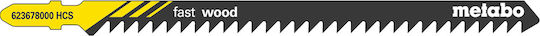 Metabo 623678000 Blade HCS Fast for Wood 126mm 5pcs