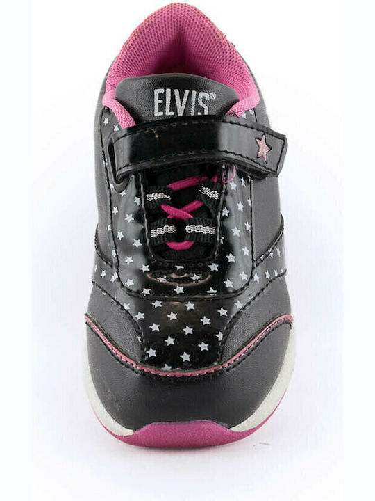 325011HE Παιδικά Sneakers με Σκρατς Μαύρα