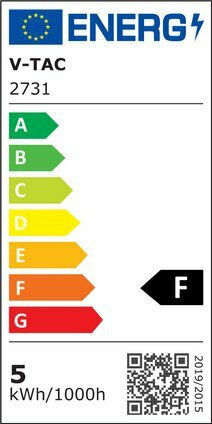 V-TAC VT-2256 LED Bulbs 5.5W 82mm for Socket E27 and Shape G45 Natural White 470lm 6pcs