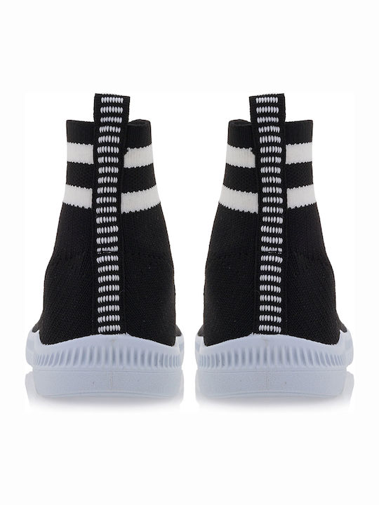Încălțăminte sport Inalta pentru copii Slip-on Negre