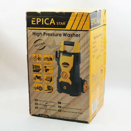 Epica Star Πλυστικό Ρεύματος 1500W με Πίεση 80bar