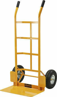 Express Transport Trolley HT6704 Foldable for Weight Load up to 250kg Yellow 631412