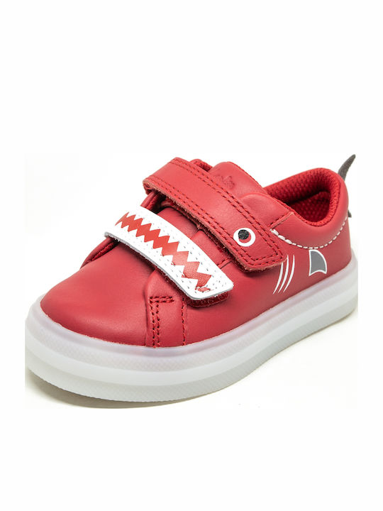 Flare Scale Lo Kids Sneakers Anatomic with Scratch Red