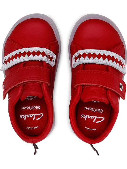 Flare Scale Lo Kids Sneakers Anatomic with Scratch Red
