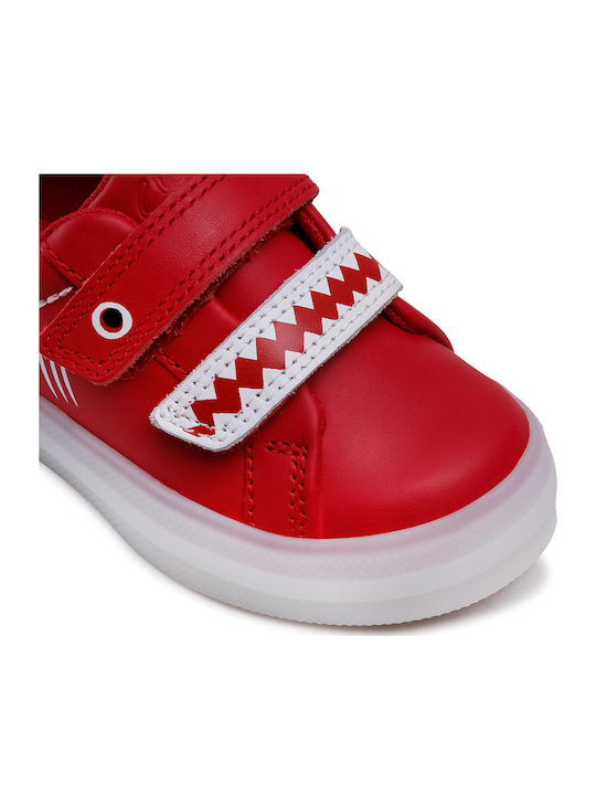 Flare Scale Lo Kids Sneakers Anatomic with Scratch Red