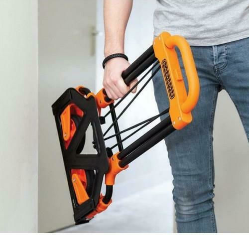 Black & Decker Transport-Wagen Folding for Load Weight up to 65kg in Orange Color