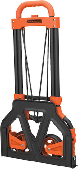 Black & Decker Transport-Wagen Folding for Load Weight up to 65kg in Orange Color